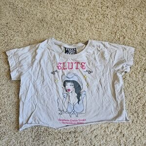 SLUTS Southern Ladies Under Tremendous Stress Feels So Good Women's Crop Top Tee